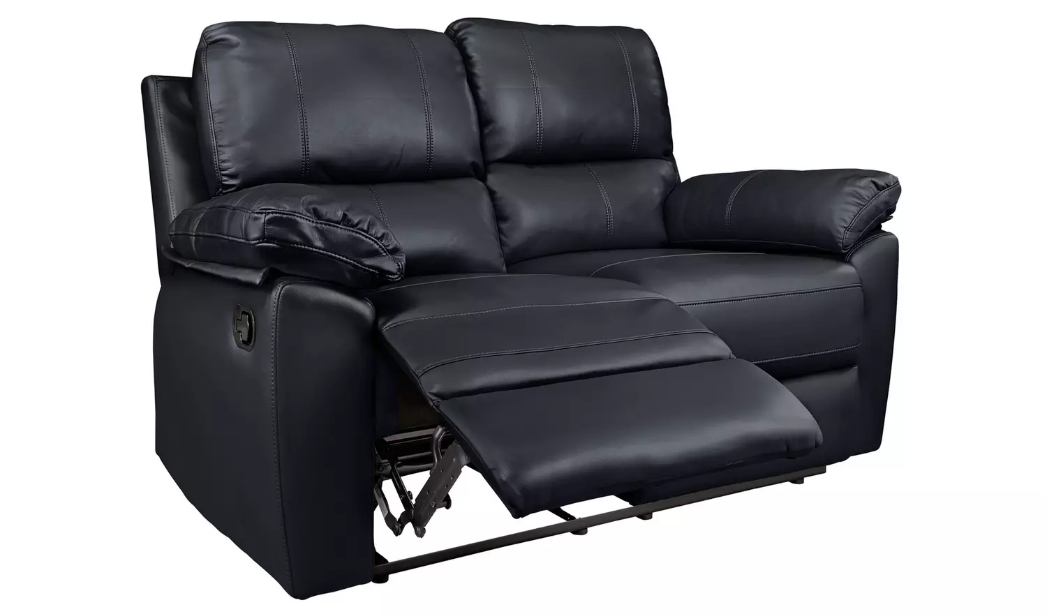 Real leather 2 seater recliner sofa hotsell