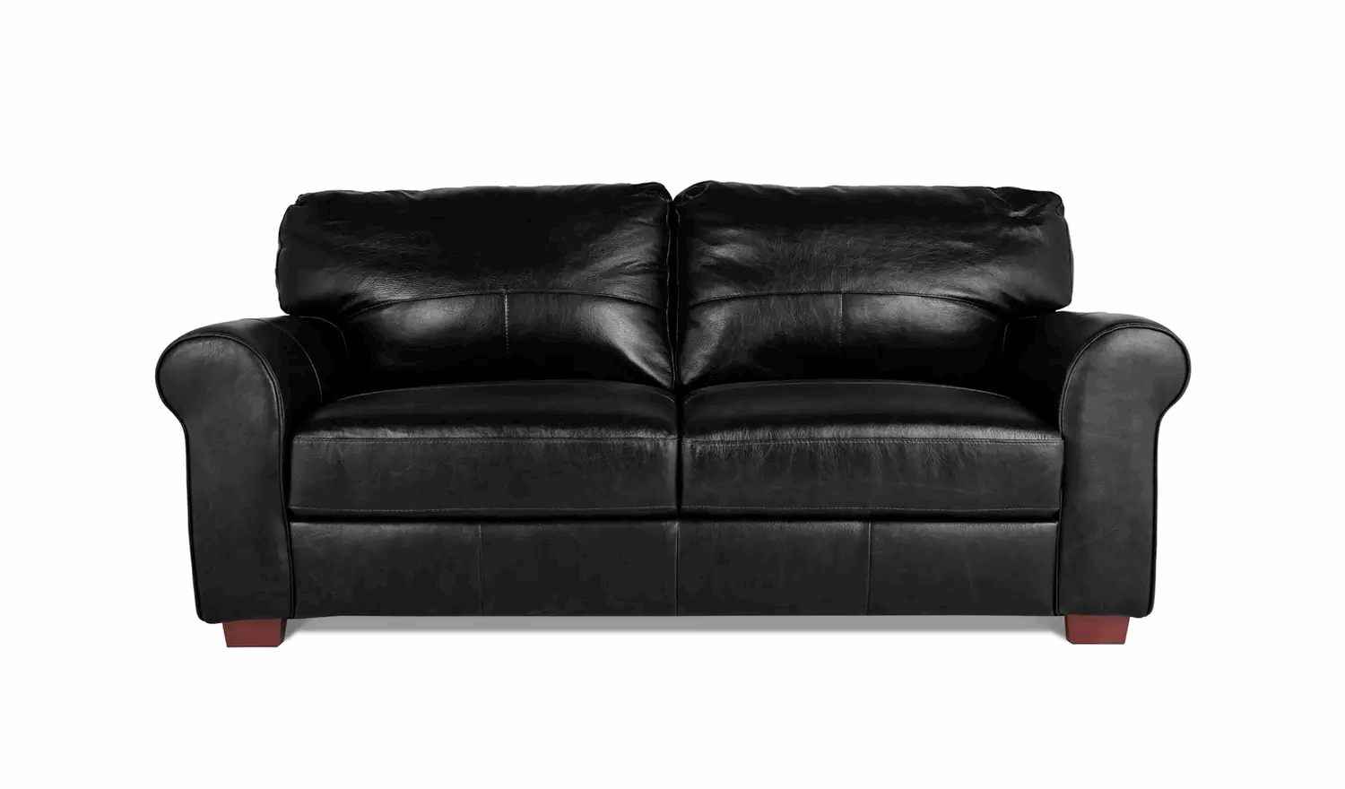 Habitat cheap leather sofa