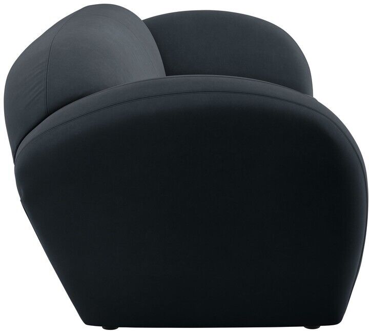 Habitat Layla 4 Seater Velvet Sofa - Charcoal