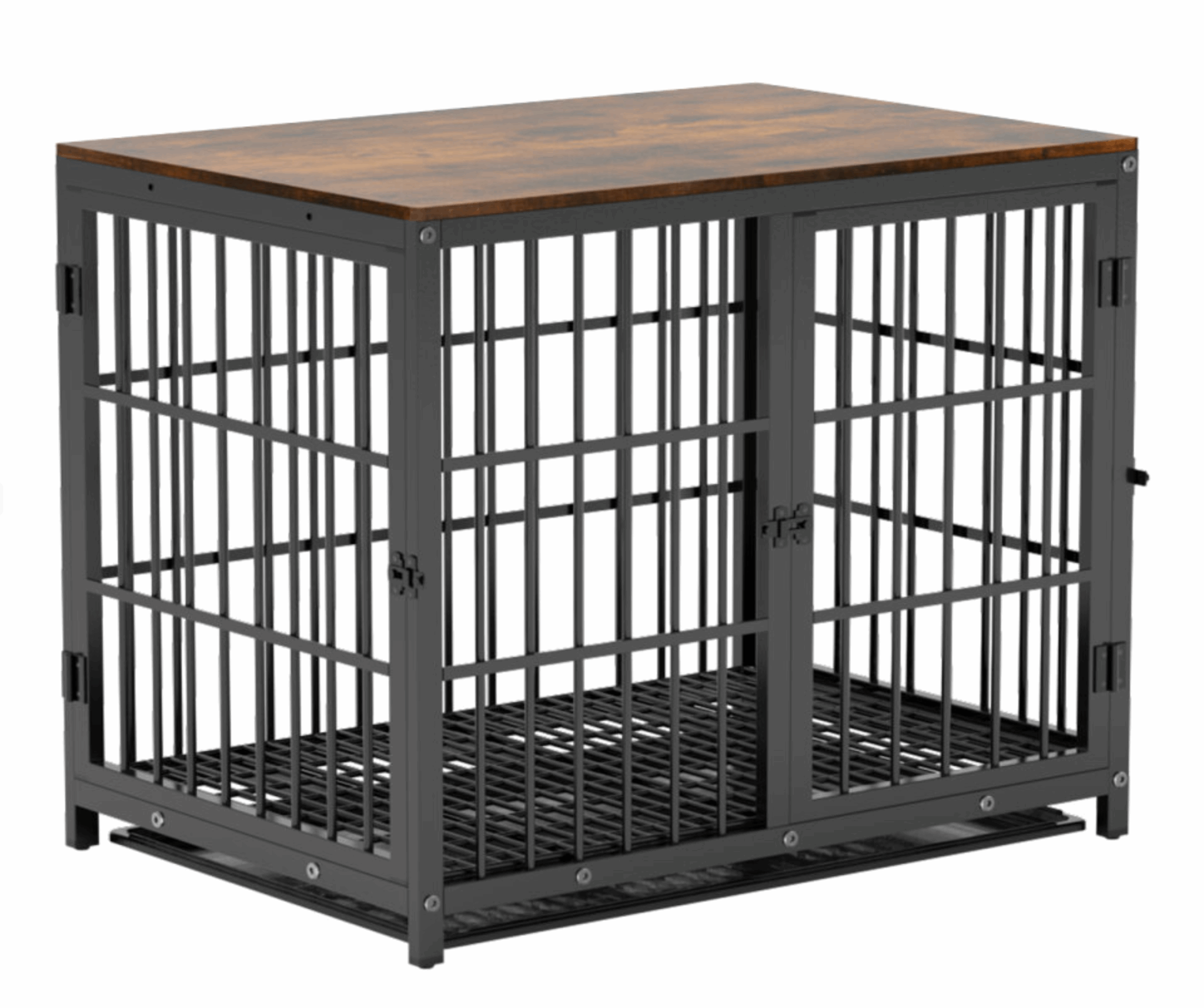 BingoPaw Dog Crate Indoor: 42inch Furniture Style Pet Cage Pet Kennel End