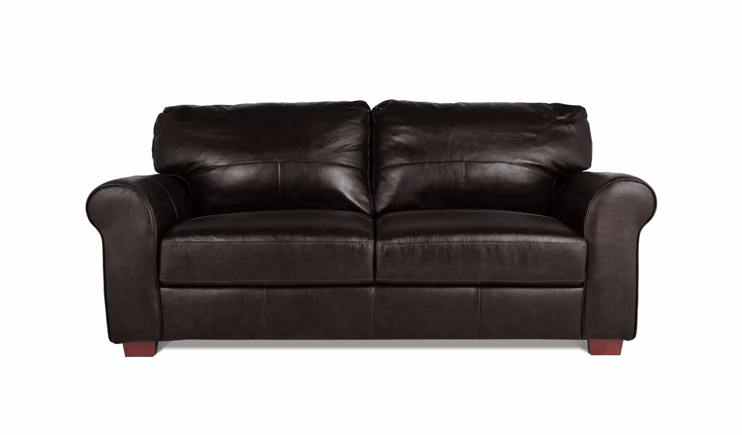 Habitat Salisbury 3 Seater Leather Sofa - Dark Brown(100% Leather)