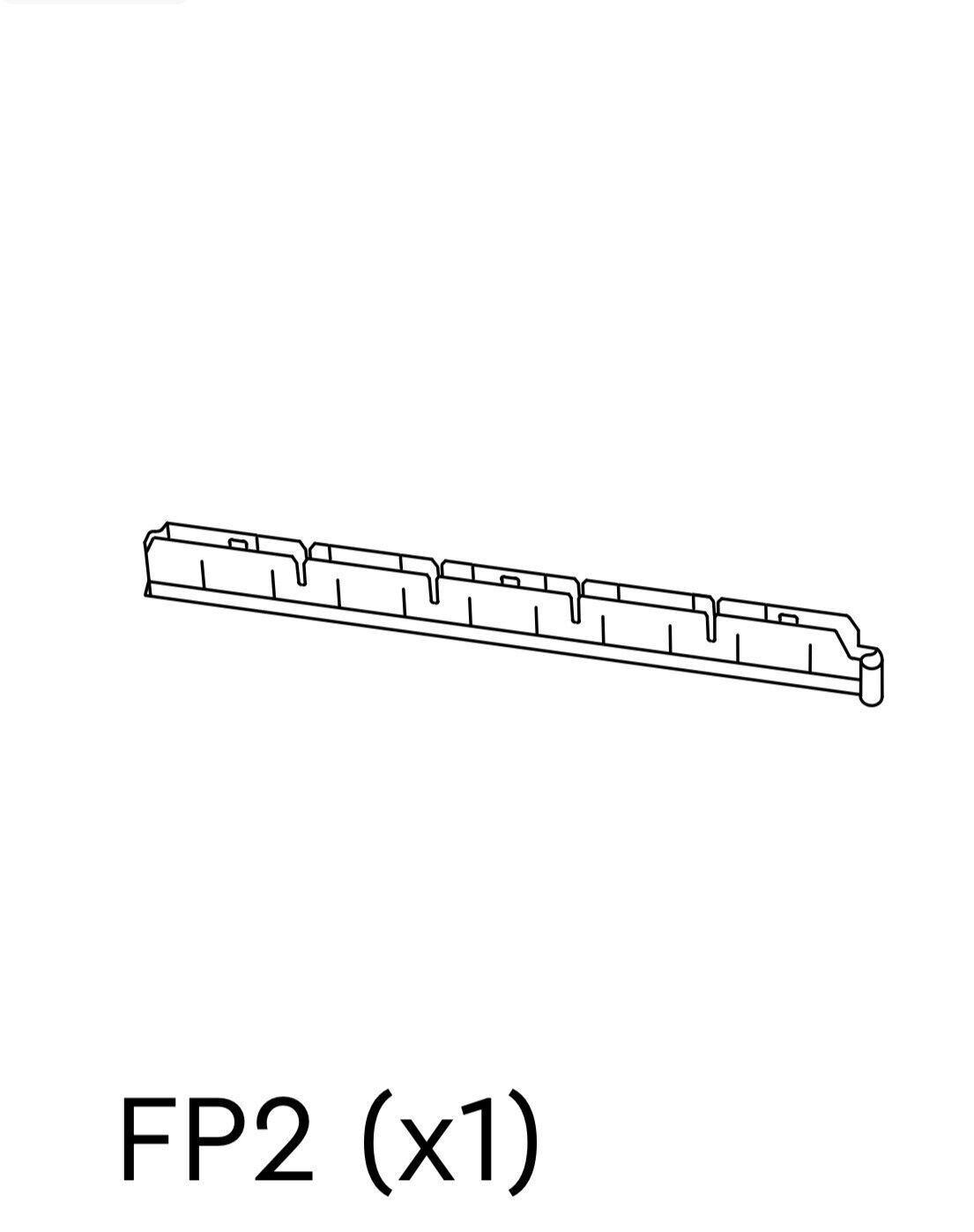Keter 8x6 replacement part FP2