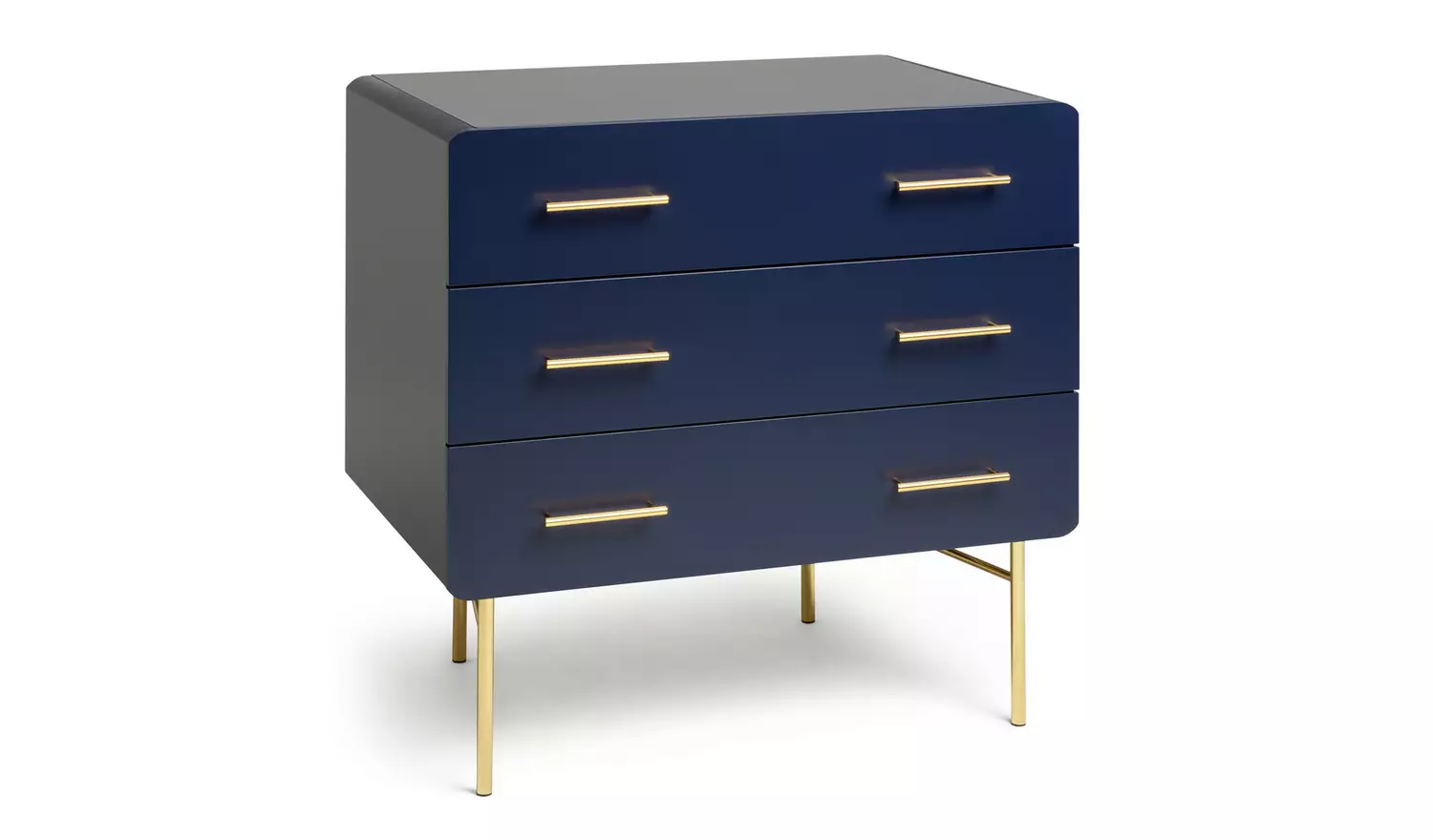 Blue 3 drawer online dresser