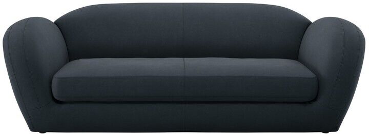 Habitat Layla 4 Seater Velvet Sofa - Charcoal