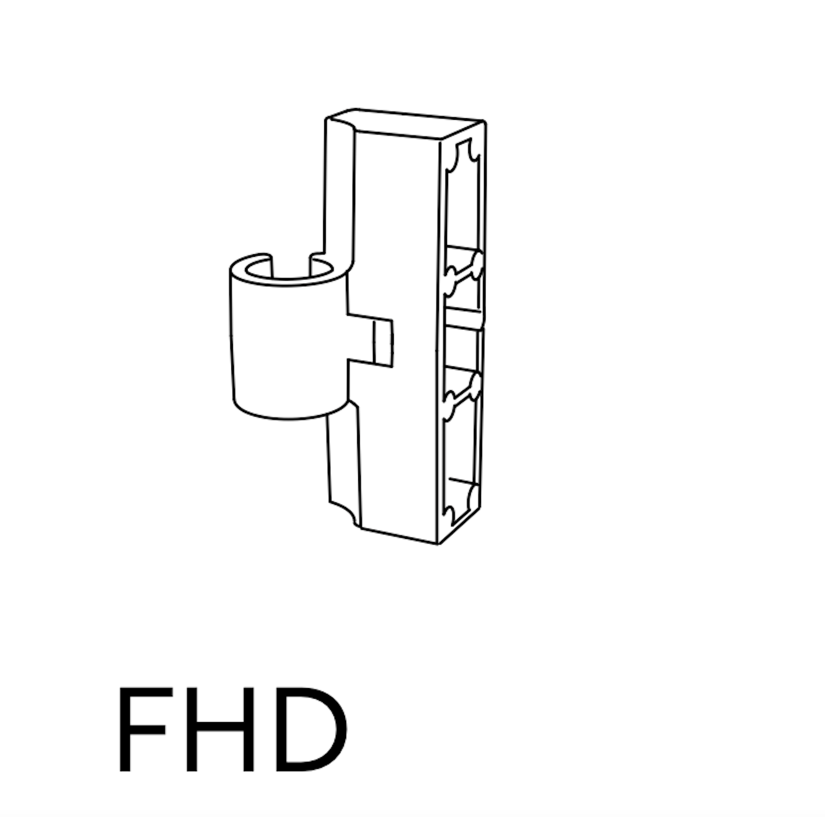 Keter Factor Replacment  Door Hing -FHD