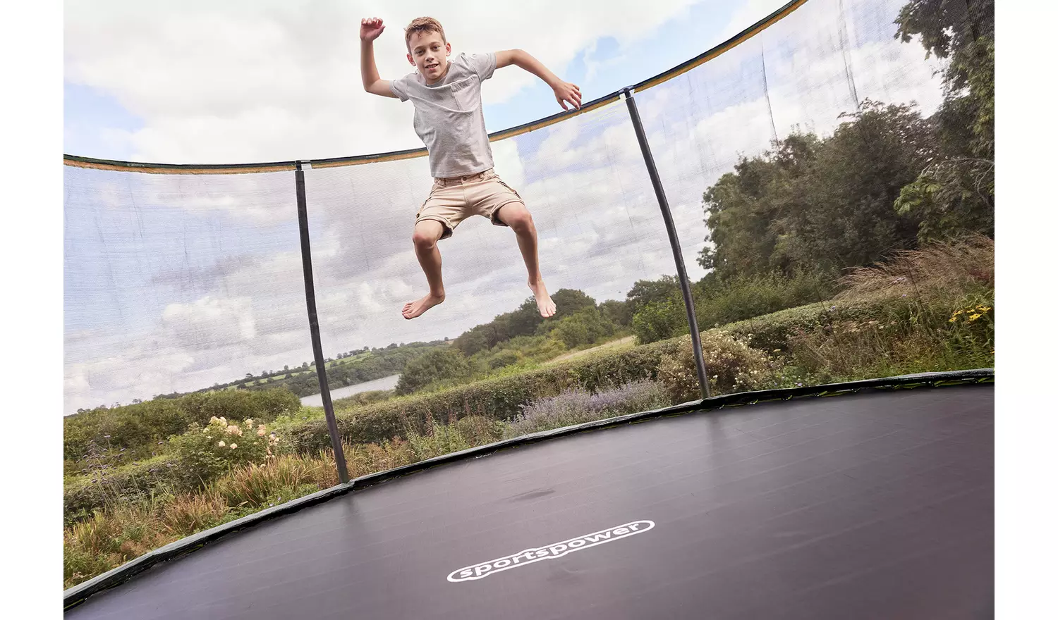 Sportspower folding trampoline sales